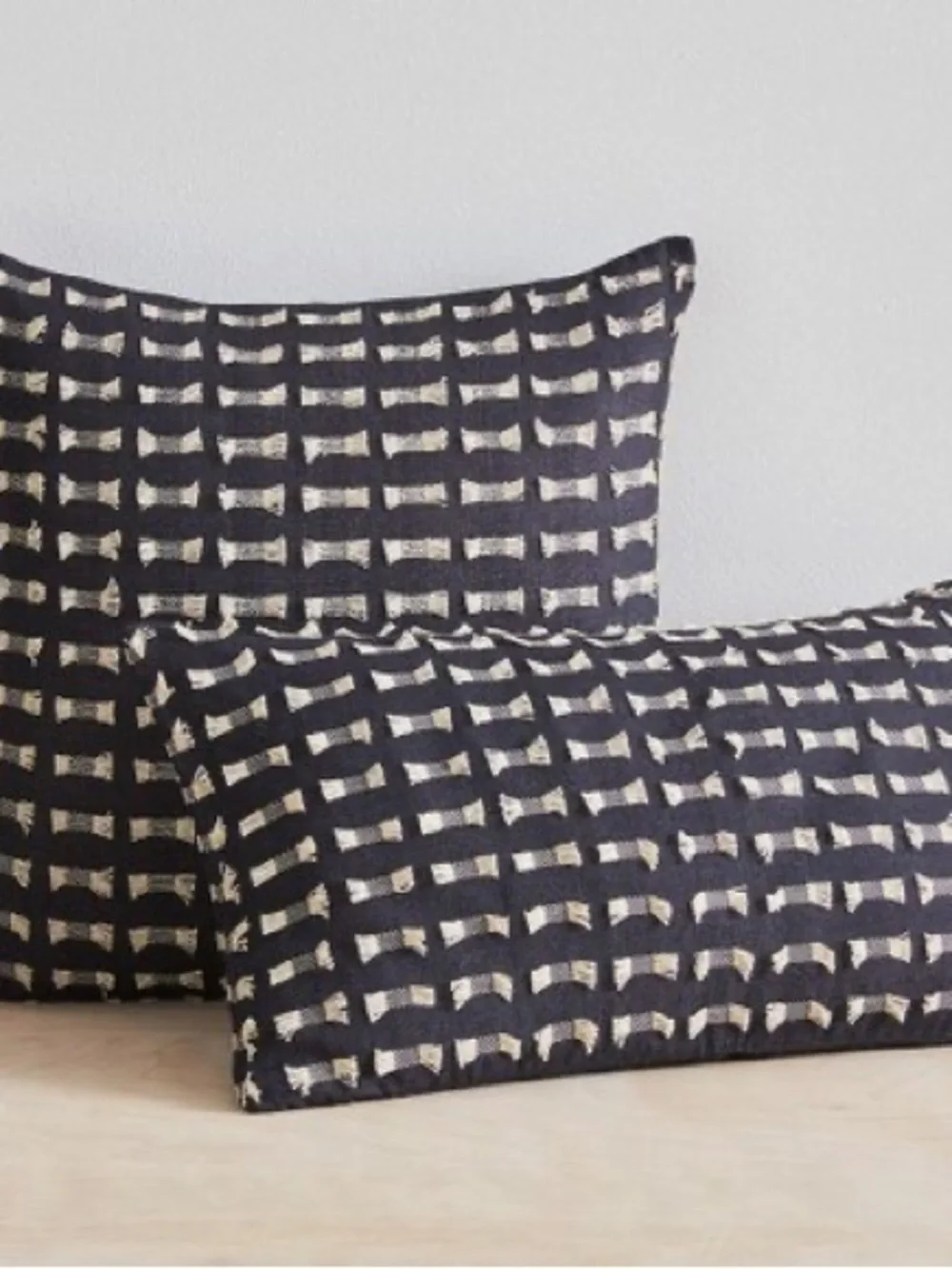 NWOT West Elm | Cotton Silk Pixel Cushion Cover